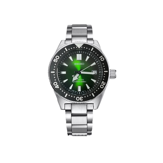 Seiko Prospex Diver Watch green MEN'S WATCH with green Dial and Steel Bracelet