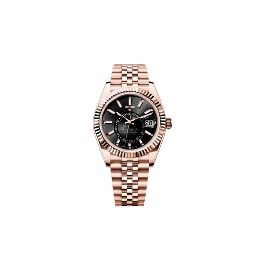 SEIKO MOD SKYDWELLER ROSE GOLD MEN'S WATCH