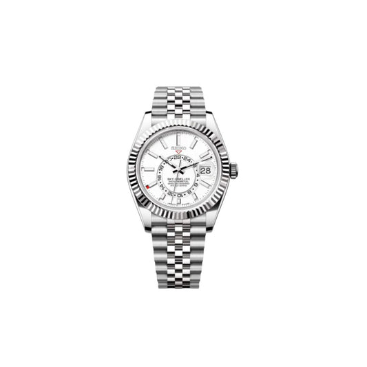 SEIKO MOD SKYDWELLER WHITE MEN'S WATCH