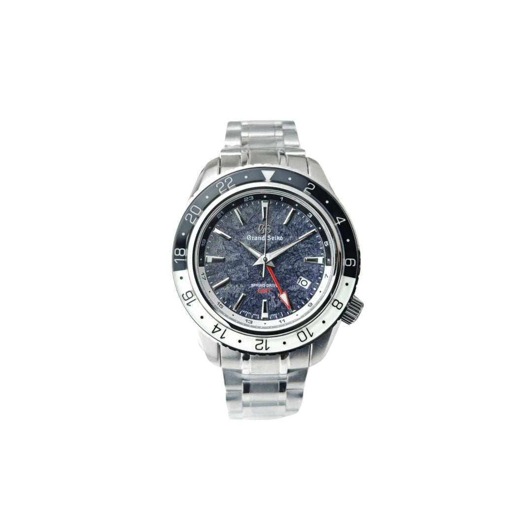 GRAND SEIKO MOD GMT SPORTS METEOR BLUE MENS WATCH