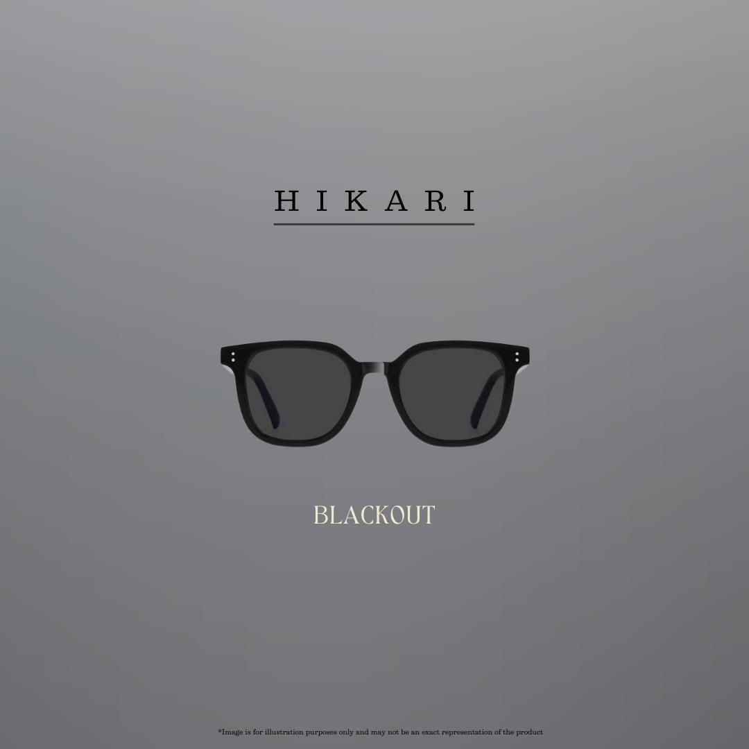 Blackout Tint Sunglasses | Hikari - HIKARI