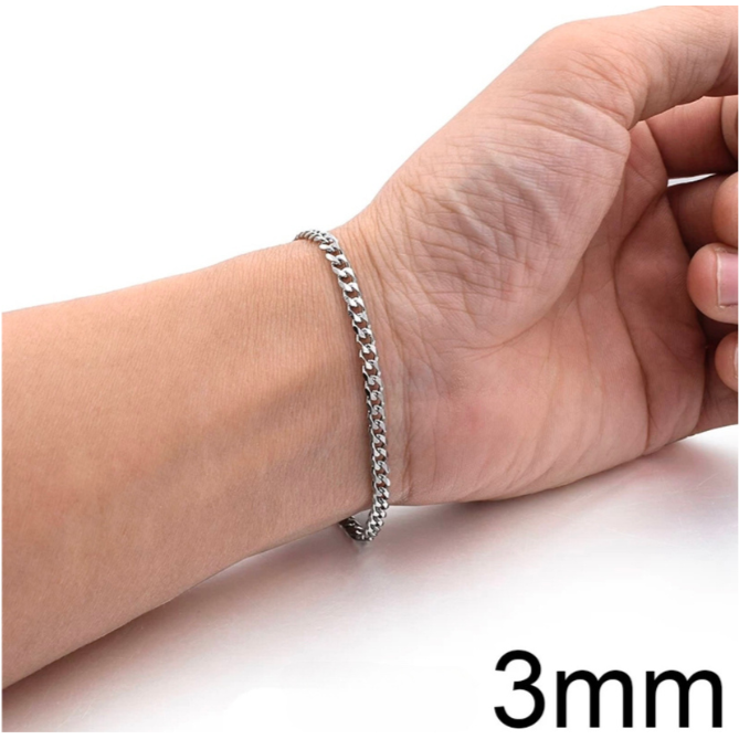 Silver Chain Bracelet - HIKARI
